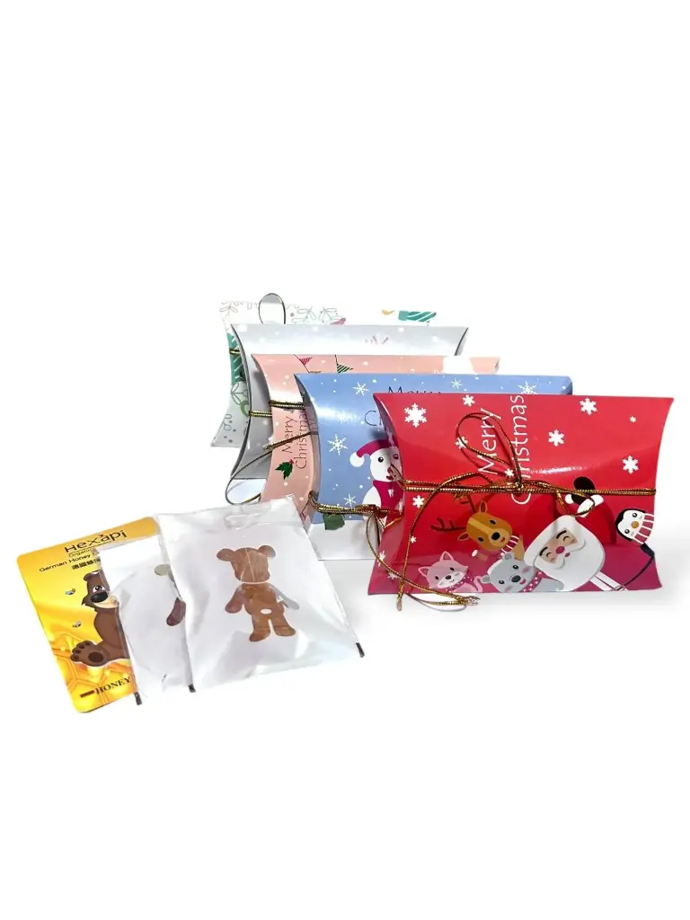 Xmas Edition - Ginger Honey Gummy Bee Pillow Box (Assorted)
