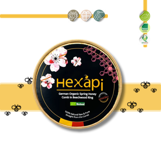 [426043272055] Spring Honey Comb in Beechwood Ring